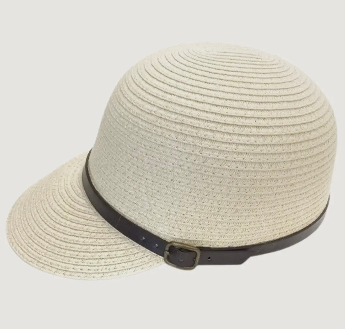 Amour Natural Straw Riding Cap