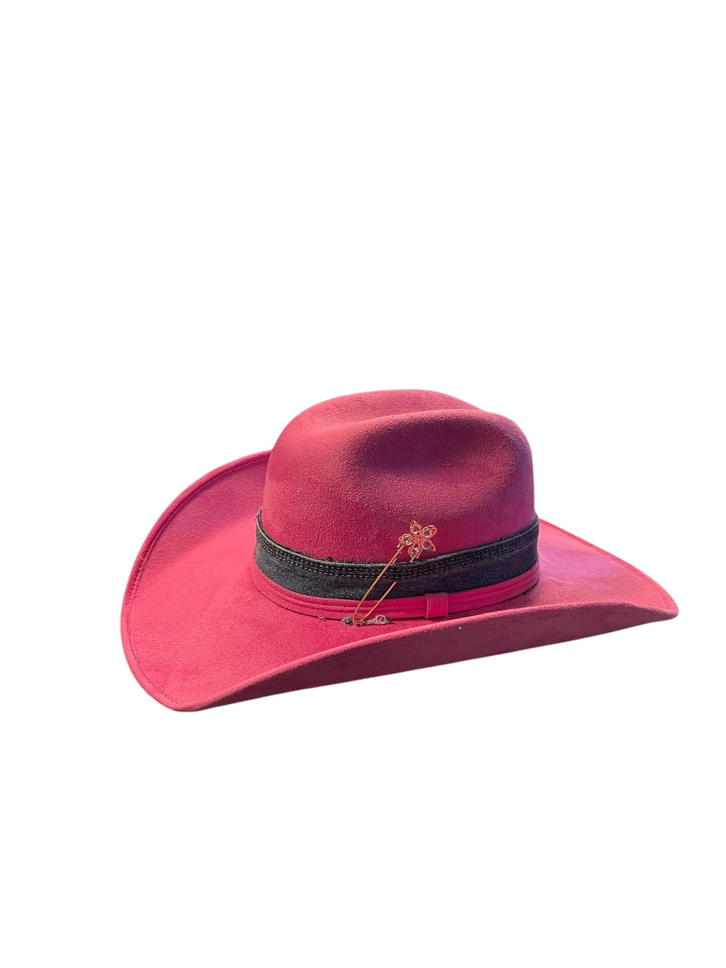 Amour Barbie Pink Cowboy with Denim Band