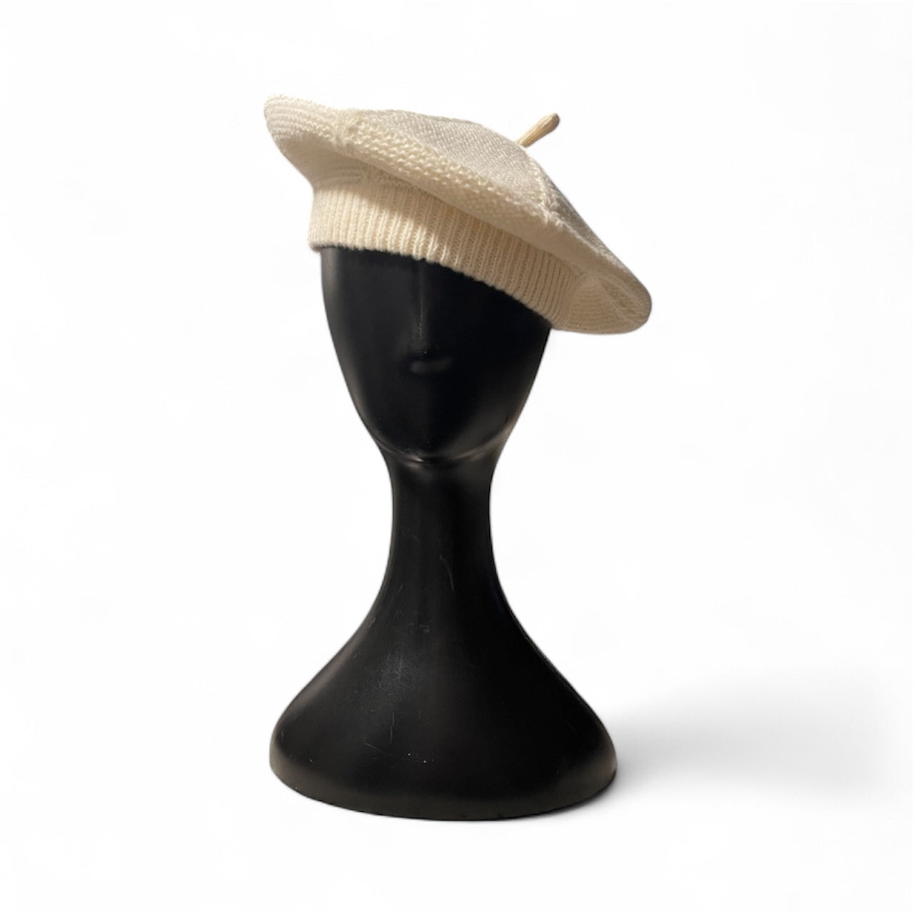 Amour Cream Knitted Beret