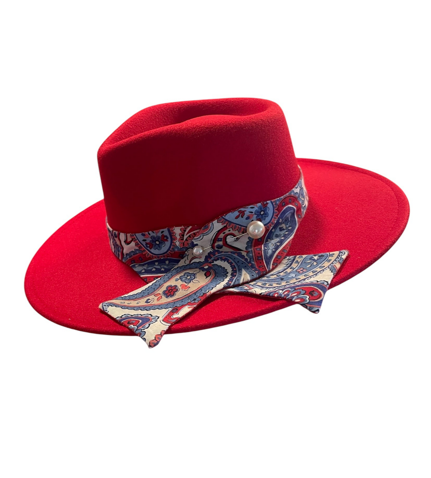 Amour Red Rancher with Paisley Band