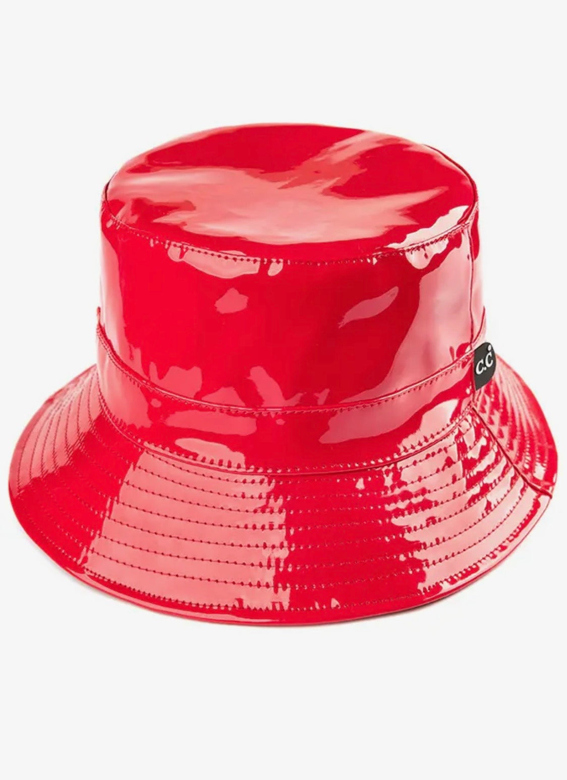 Amour Red Shiny Rain Bucket