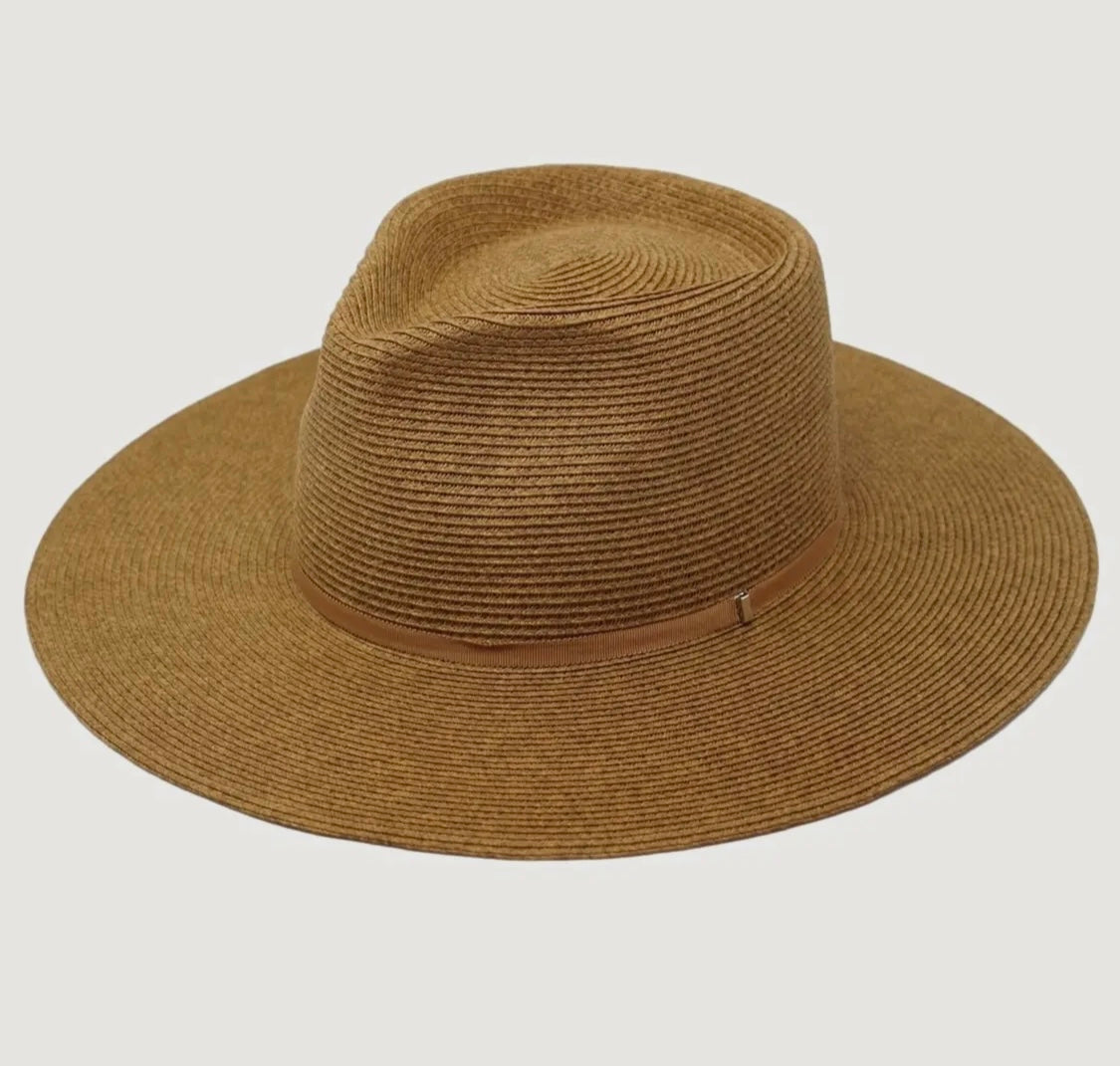 Amour Brown Straw Flat Lid Rancher