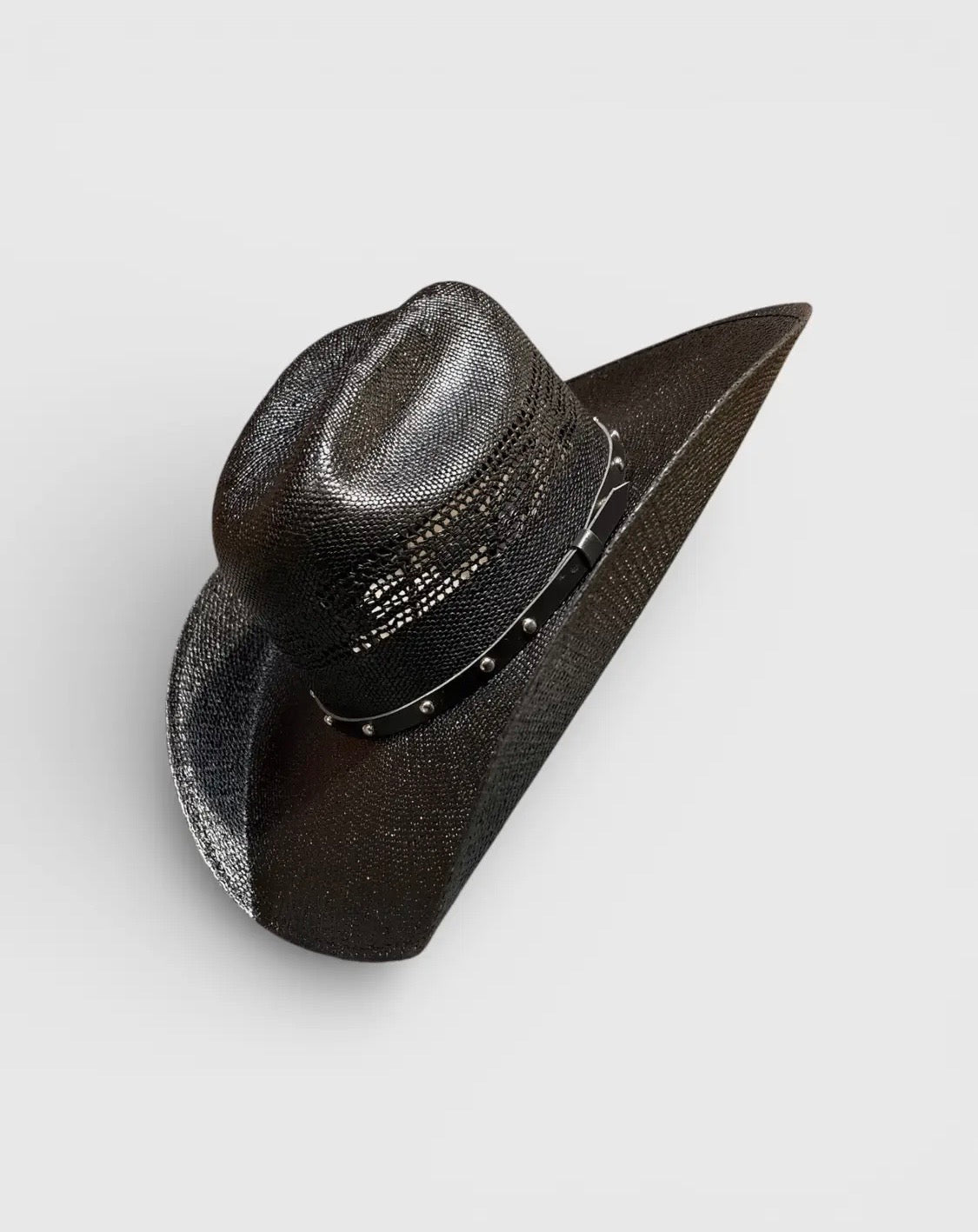 Amour Black Straw Cowboy