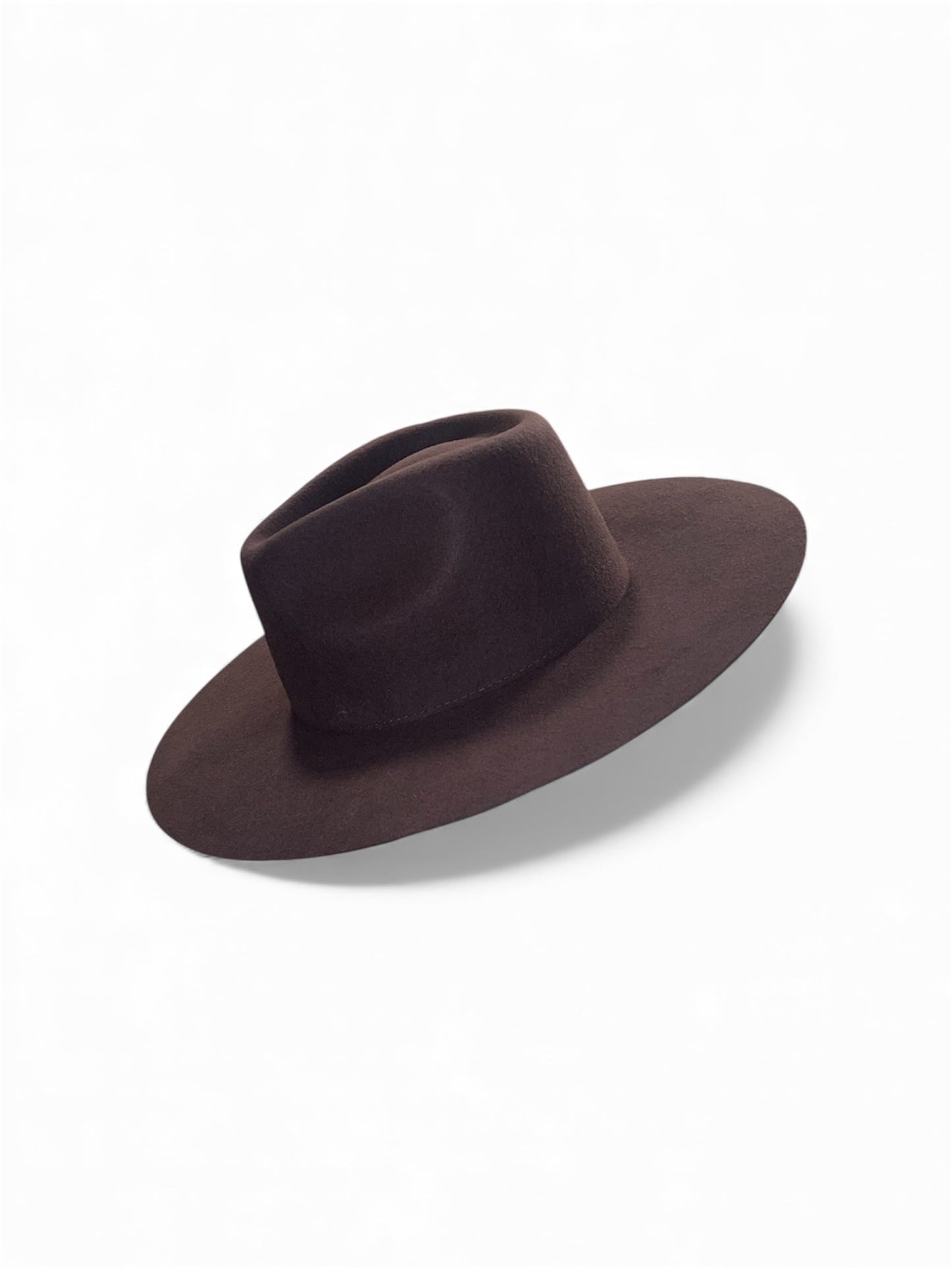 Amour Brown Teardrop Panama Lid