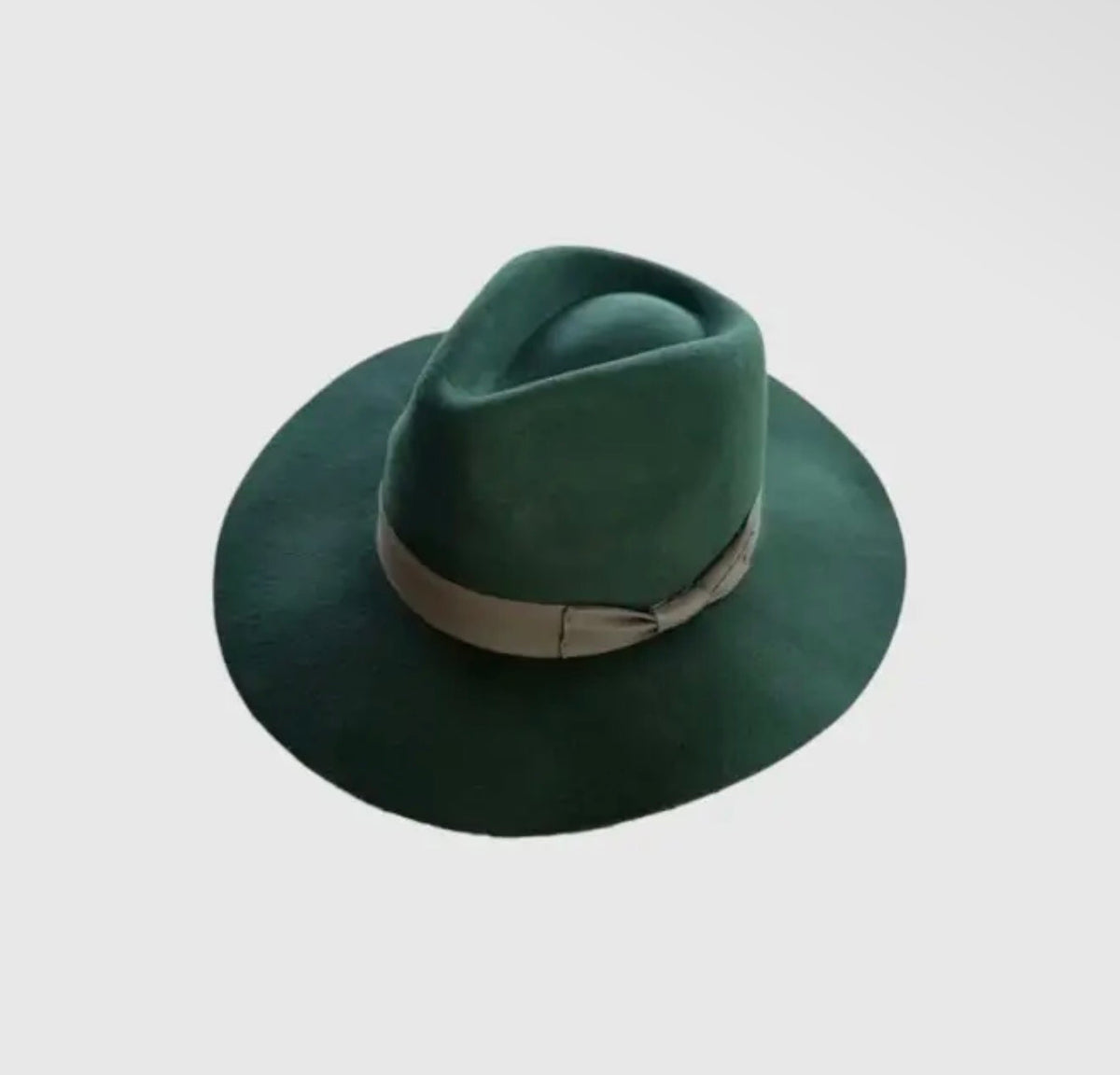 Amour Green Rancher w/Grosgrain Band