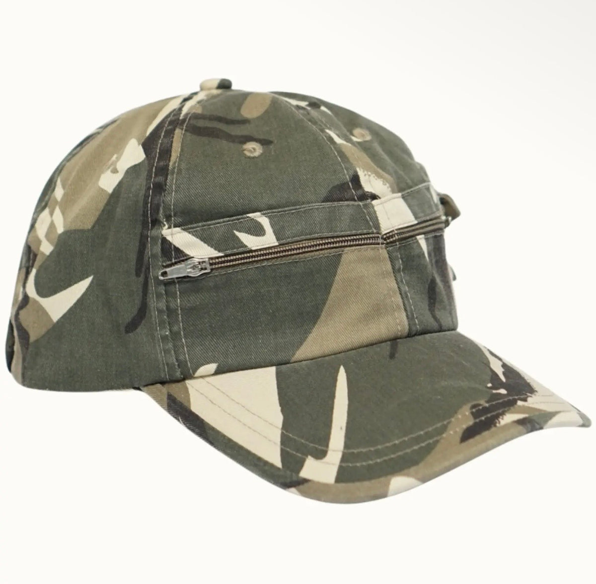 Amour Camouflage Twill Washed Pocket Cap
