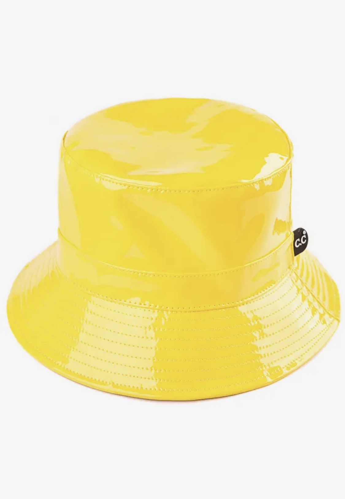 Amour Yellow Shiny Rain Bucket