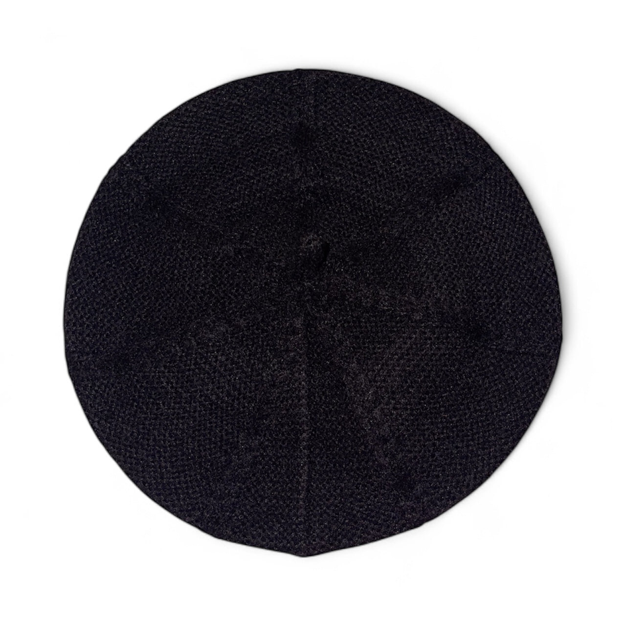 Amour Black Knitted Beret