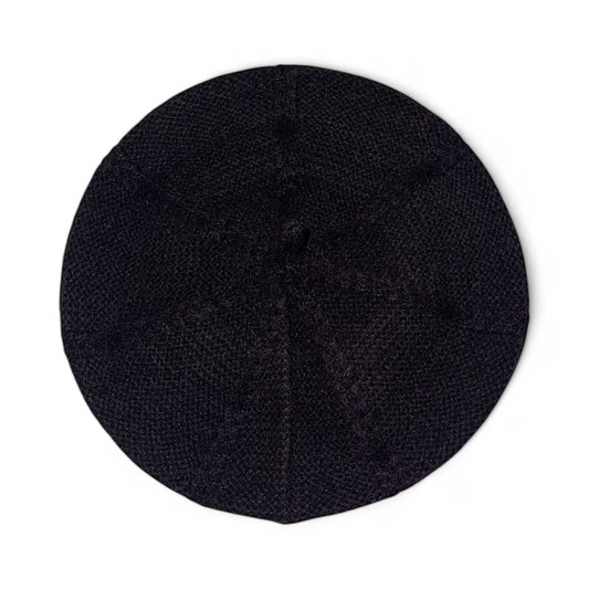 Amour Black Knitted Beret