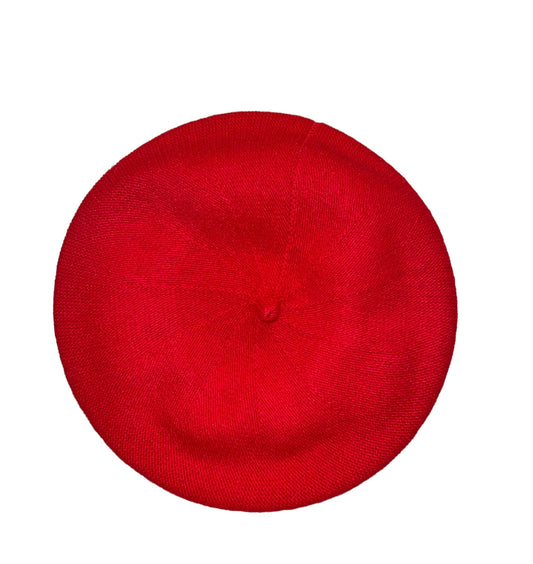 Amour Red Cashmere Beret