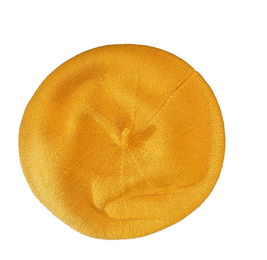 Amour Yellow Gold Cashmere Beret
