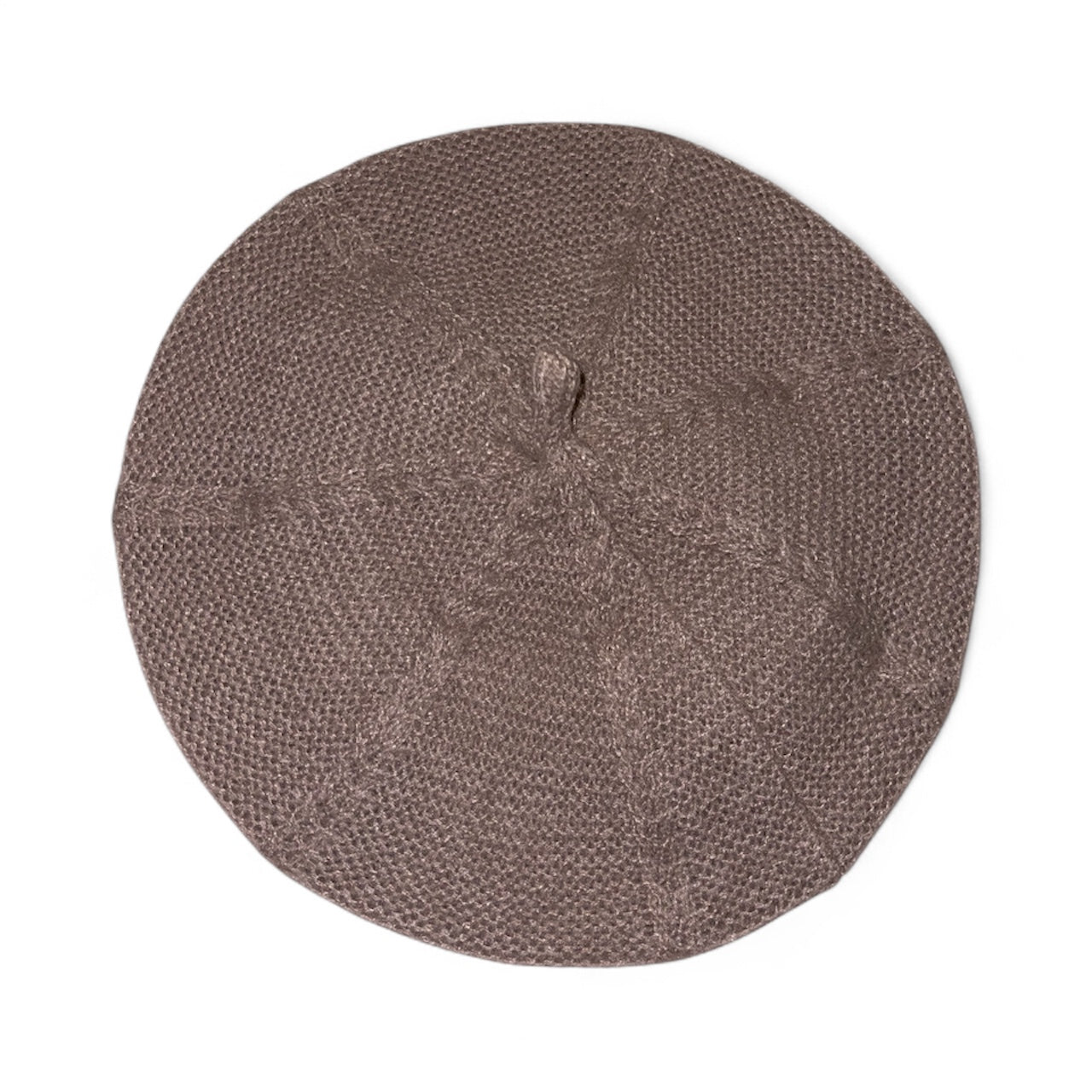 Amour Khaki Knitted Beret