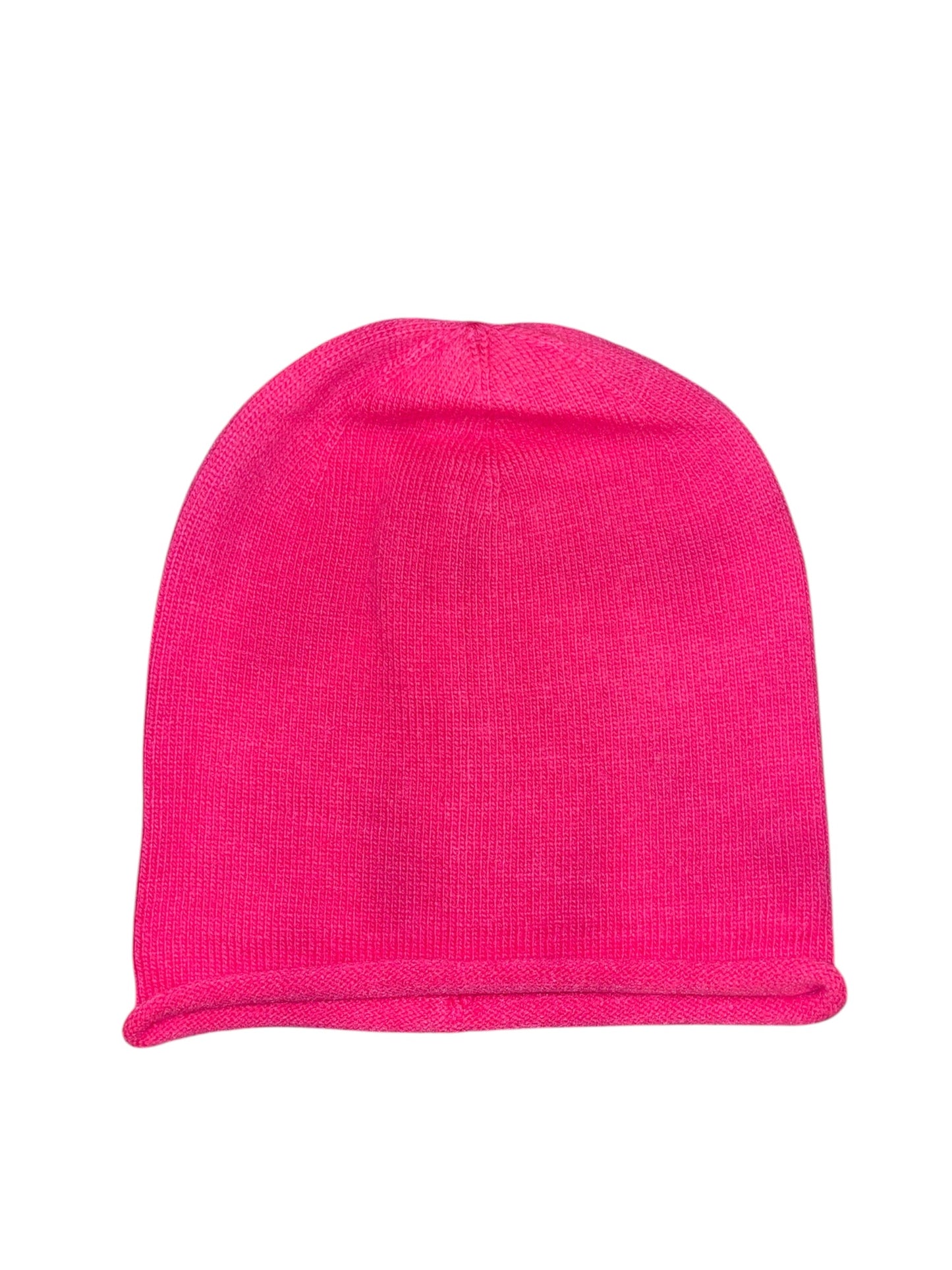 Amour Hot Pink Cashmere Beanie