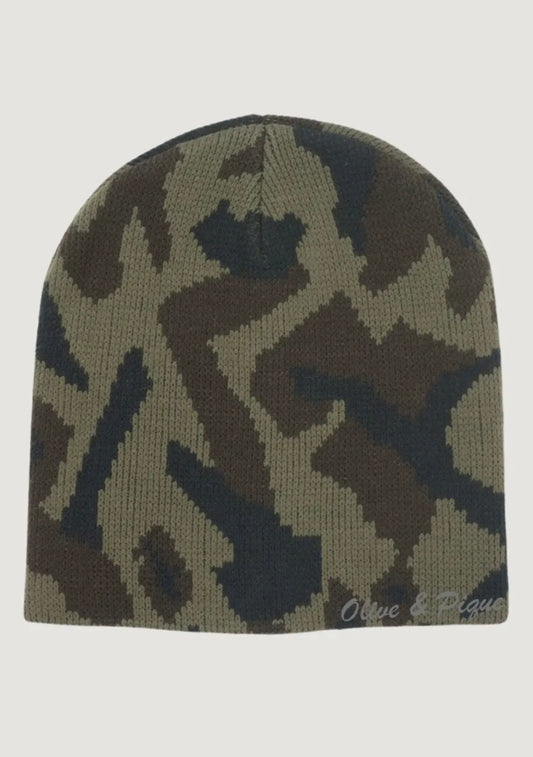 Amour Camouflage Unisex Oversized Beanie