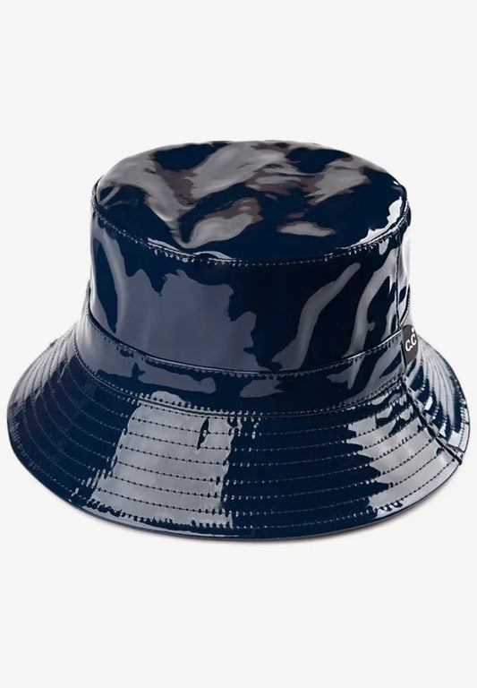 Amour Navy Shiny Rain Bucket