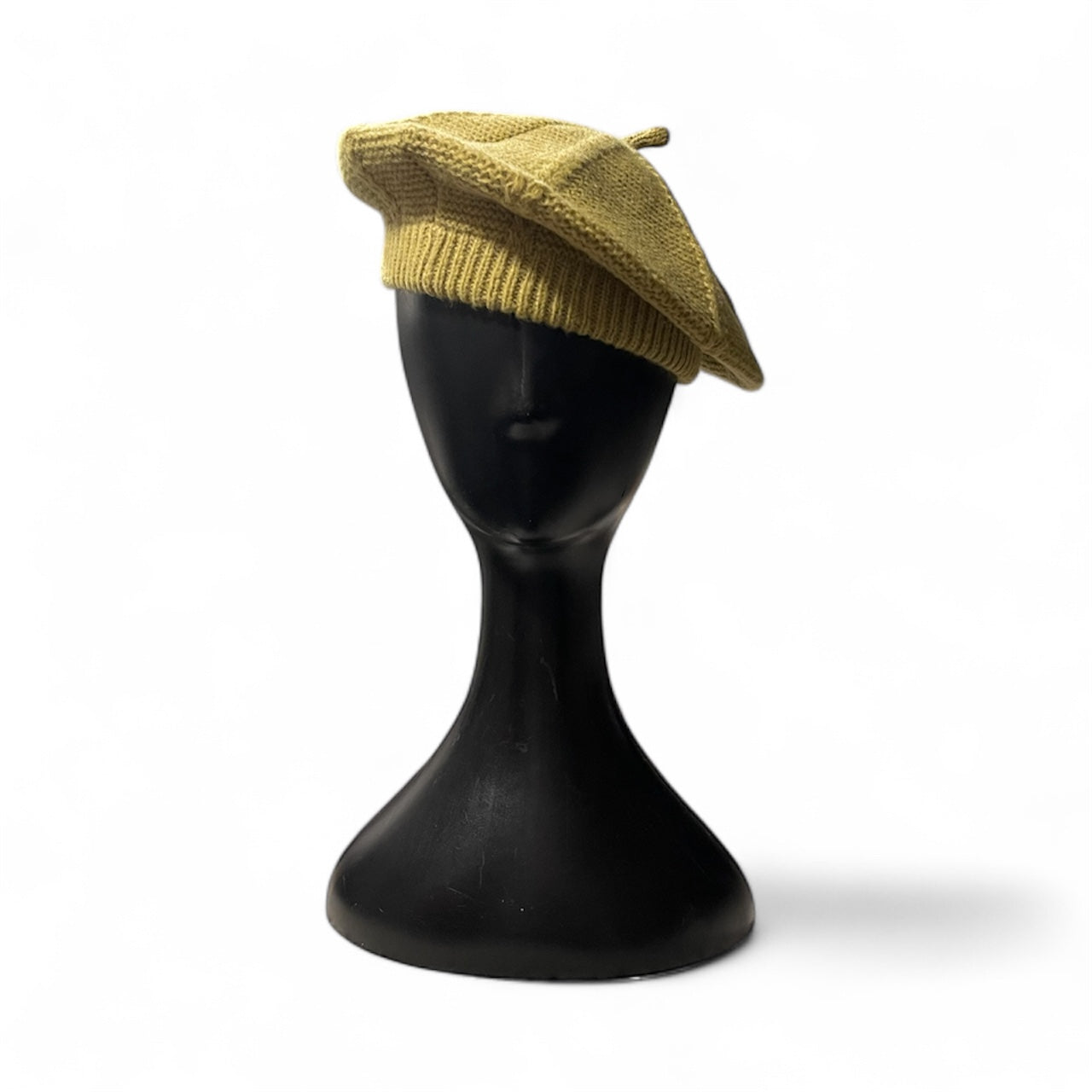 Amour Green Knitted Beret