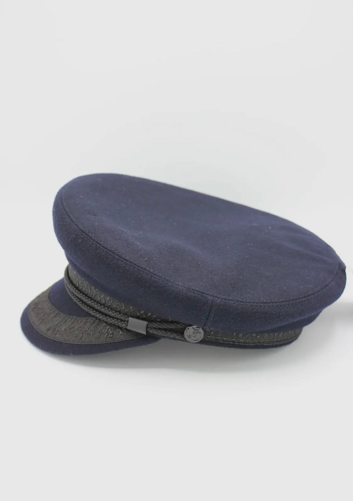 Amour Navy Blue Sailor Wool Cap