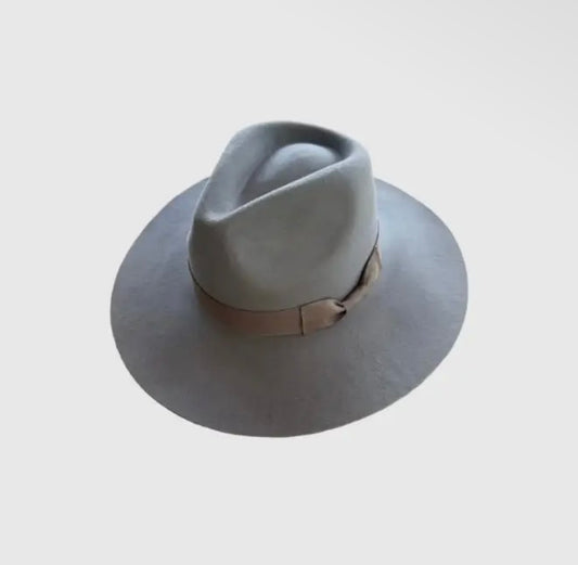 Amour Grey Rancher w/Grosgrain Band