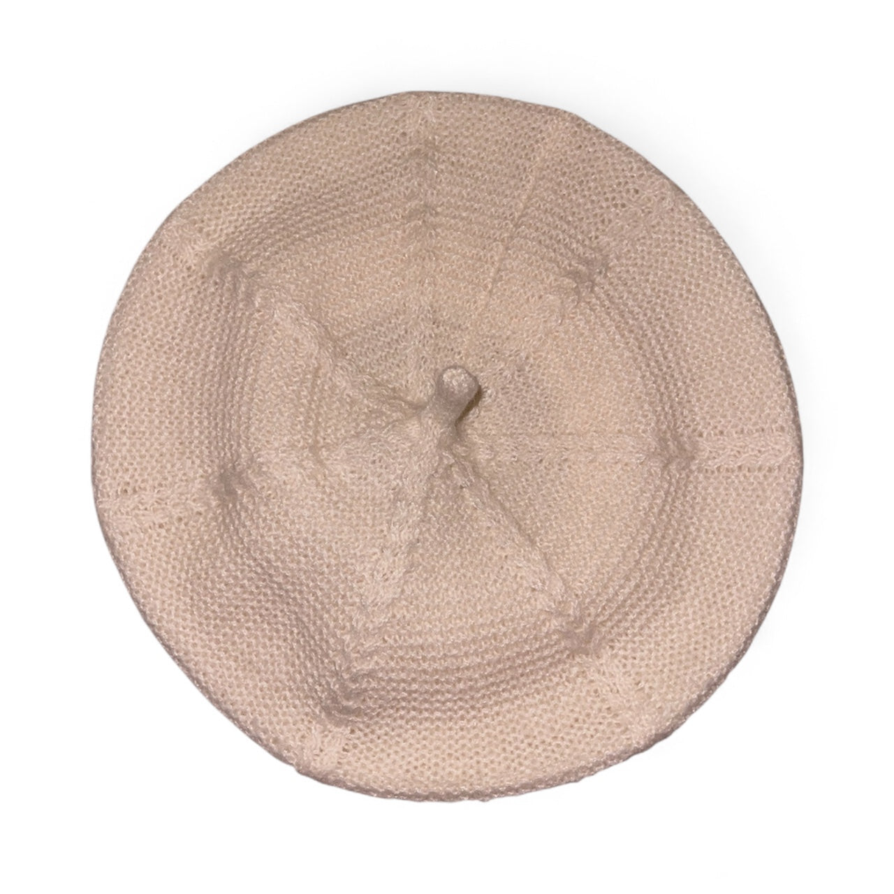 Amour Cream Knitted Beret
