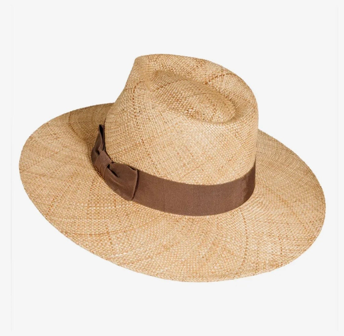Amour Tan Safari Straw with Brown Band