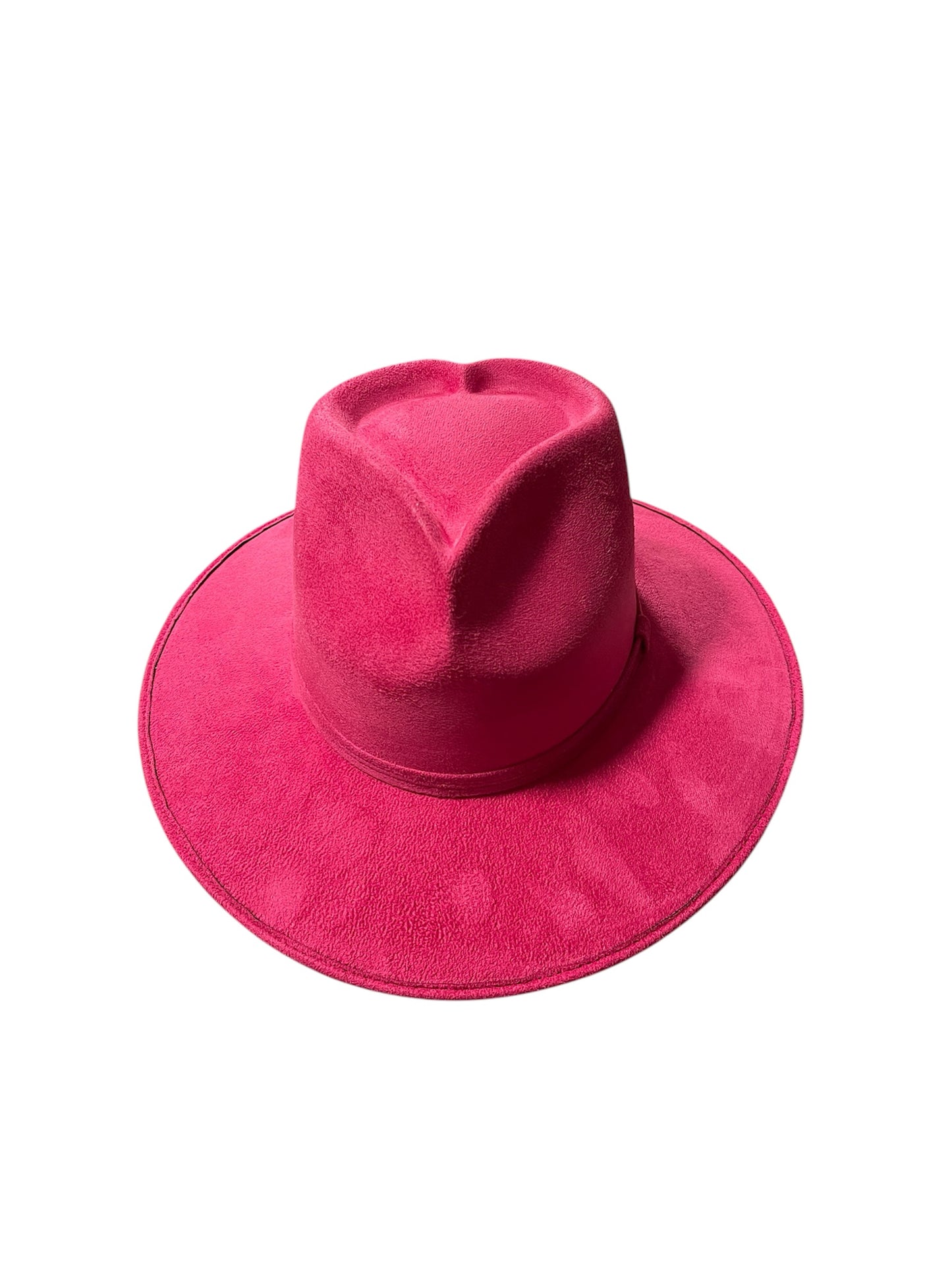 Amour Fuchsia Vegan Suede Rancher with Heart Crown