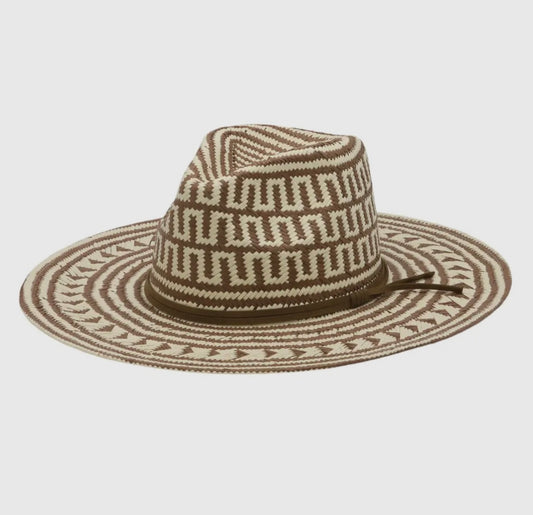 Amour Brown & Ivory Straw