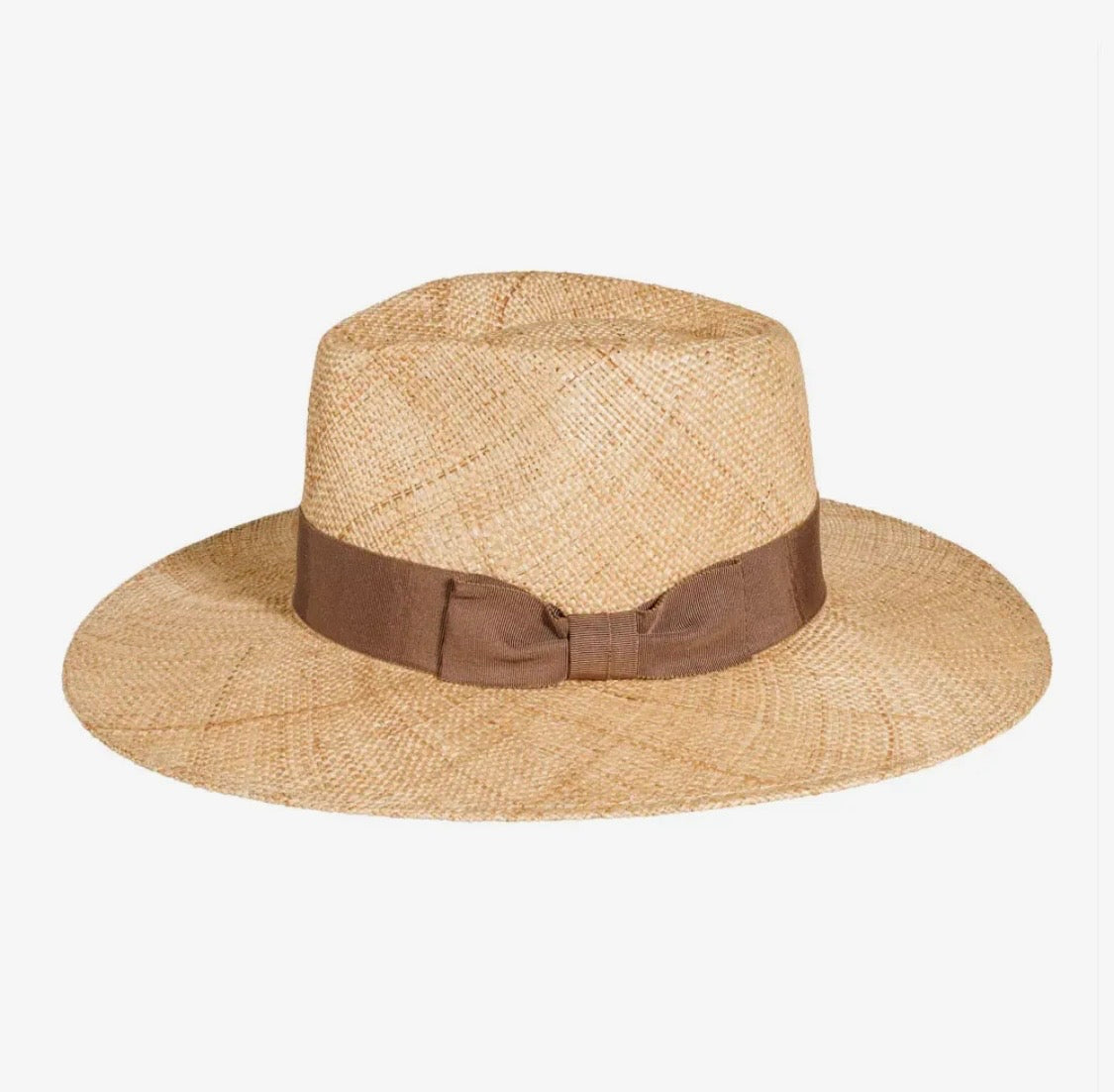 Amour Tan Safari Straw with Brown Band