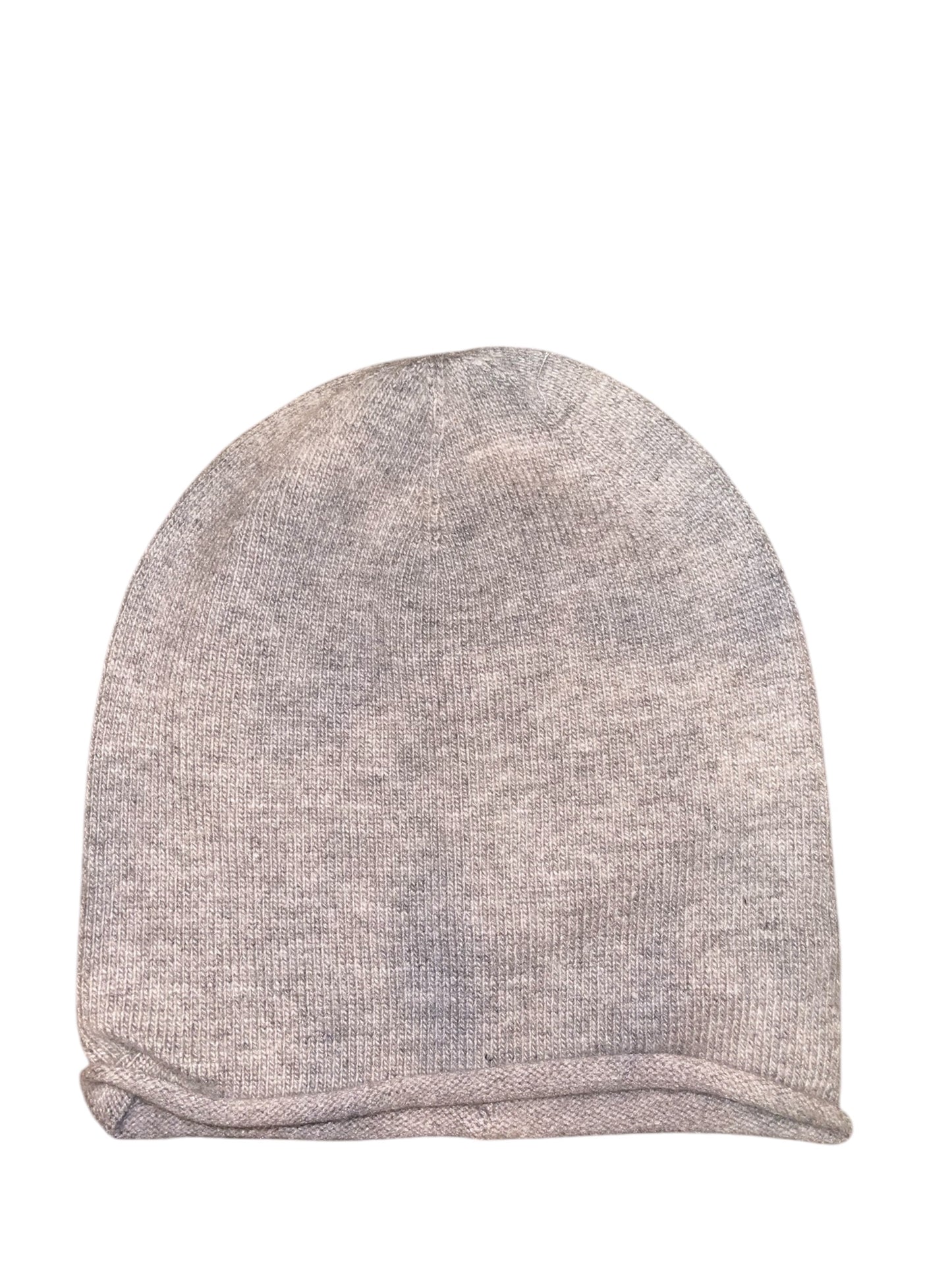 Amour Light Gray Cashmere Beanie