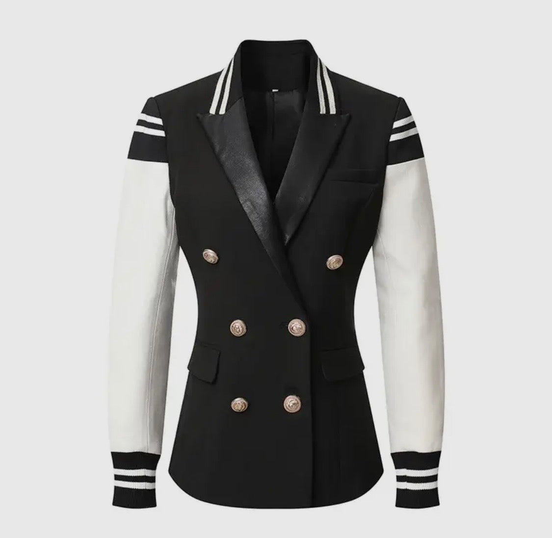 Amour Varsity Faux Leather Jacket