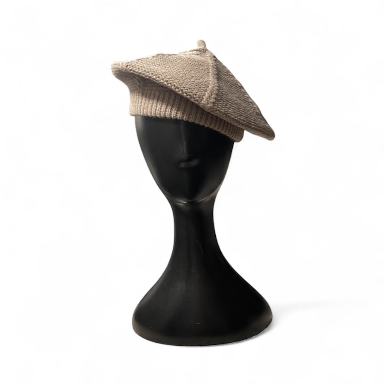 Amour Khaki Knitted Beret