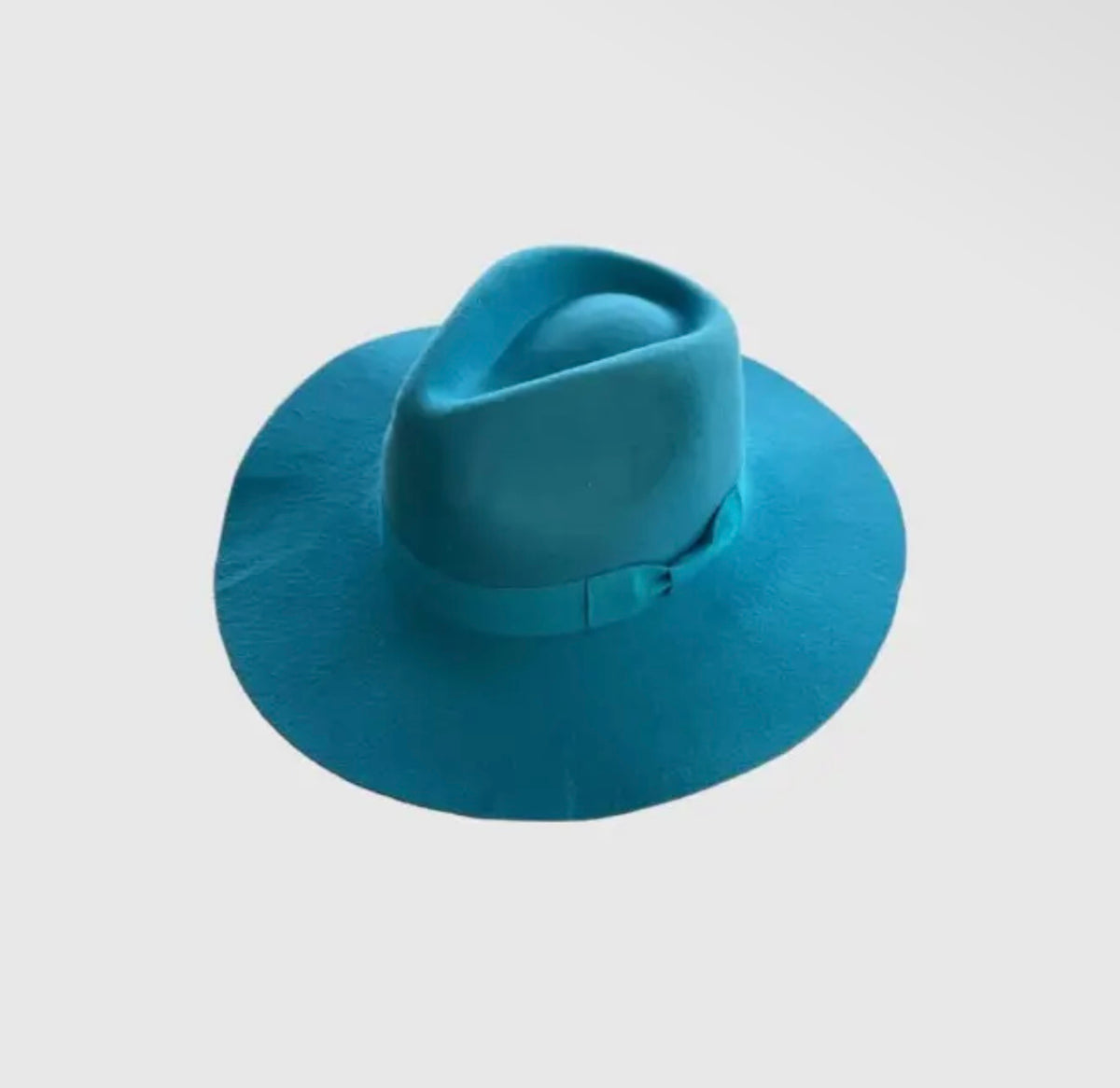 Amour Teal Rancher w/Grosgrain Band