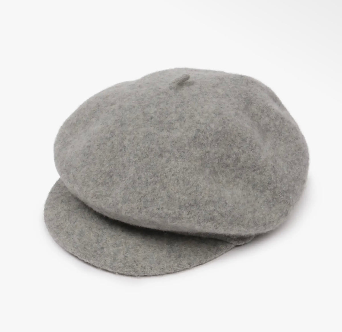 Amour Gray Cabbie Wool Woven Cap